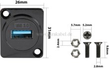 USB-3.0 Einbaubuchse