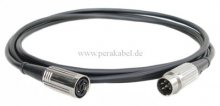 DIN-Stecker 6 polig auf DIN-Buchse 6 polig-Deltron ( alle Pins belegt )