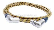 XLR-Stecker Neutrik NC3MRX auf XLR-Buchse Neutrik NC3FRX (Kabel Vintage Tweed)