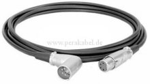 XLR-Buchse 4polig  auf XLR-Stecker gewinkelt 4polig ( MK 13 )