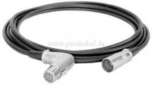 XLR-Stecker 5polig  auf XLR-Buchse gewinkelt 5polig ( DAP DIG-Quad )