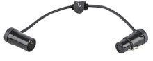 XLR-Stecker gewinkelt auf XLR-Buchse gewinkelt (DAP 5pol)