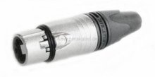 XLR-Stecker 4 pol auf XLR-Buchse 3 pol - Neutrik