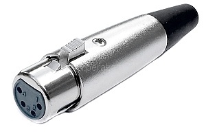 Miniklinkenstecker 3,5mm stereo (D) auf XLR-Buchse 4 polig