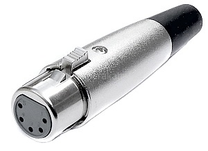 XLR-Buchse 5 polig auf 2 Klinkenstecker stereo