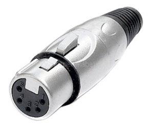 XLR-Stecker 5polig auf XLR-Buchse 5polig (S)