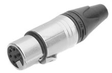 XLR-Stecker auf XLR-Buchse 6polig Neutrik (Kabel 6x0,14qmm)
