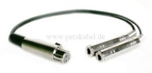 XLR-Buchse auf 2 x Klinkenbuchse 6,3mm metall mono Splitt