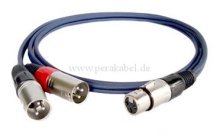 XLR-Buchse  auf 2 x XLR-Stecker (DAP AV-48/8x4)