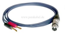 XLR-Buchse DAP auf 2 x Bananenhohlstecker 4mm verg.