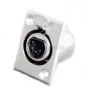 XLR Flanschbuchse Einbau  ( 5 polig )