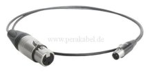 XLR-Buchse Neutrik auf Mini XLR-Buchse Neutrik ( 2x 0,22qmm )