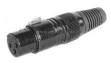Zuleitung für Aktivboxen doppelter Schirm-XLR-Stecker 3pol auf XLR-Buchse 3pol
