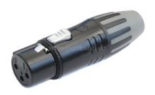 BNC-Stecker 90° 50 Ohm auf XLR-Buchse ( Koaxialkabel )