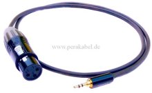 Miniklinkenstecker 2,5mm ( stereo ) auf XLR-Buchse