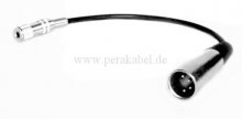 XLR-Stecker 4 polig auf Miniklinkenbuchse 3,5mm stereo