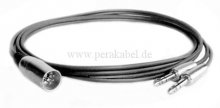 XLR-Stecker 5 polig auf 2 Klinkenstecker stereo (S)