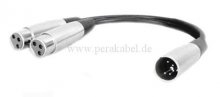 XLR-Stecker 5 polig auf 2 x XLR-Buchsen 3 polig