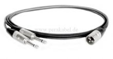 XLR-Stecker NC3MX auf 2 x Klinkenstecker 6,3mm NP2C (8x4/2x 0,22qmm)