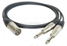 XLR-Stecker DAP auf 2 x Klinkenstecker 6,3mm DAP (8x4/2x 0,22qmm)