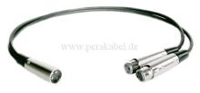 XLR-Stecker auf 2 x XLR-Buchsen ( standard )