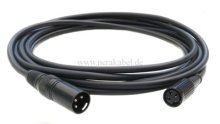 XLR-Stecker auf DIN-Buchse 3polig (Pin1 an 2)