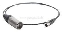 XLR-Stecker Neutrik auf Mini XLR-Buchse Neutrik ( 2x 0,22qmm )