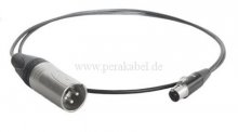 XLR-Stecker NC3MXX auf Mini XLR-Buchse RT3FC-B ( SC-Cicada SO-D14 )