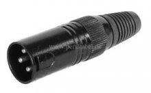 Klinke 6,3mm auf XLR-Stecker (unsymmetrisch doppelter Schirm)