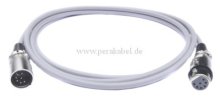XLR-Stecker 7polig auf XLR-Buchse 7polig (Kabel 7x0,25qmm)