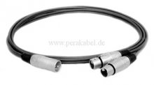 Y-Kabel (symmetrisch ) XLR-Stecker auf 2 x XLR-Buchsen (S)