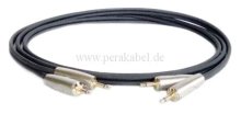 Zwillingskabel (8x4/2x0,22 ) 4x Miniklinkenstecker 3,5mm mono (S)