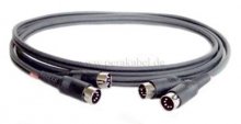Zwillings Midikabel DIN-Stecker plastik