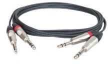 Zwillings-Kabel Klinkenstecker 6,3mm stereo DAP X-type