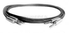 Zwillings-Kabel Klinkenstecker 6,3mm stereo (S)