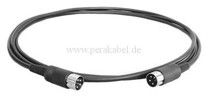 DIN-Stecker 4 polig auf DIN-Stecker 4 polig ( Kabel 4x 0,14 qmm )