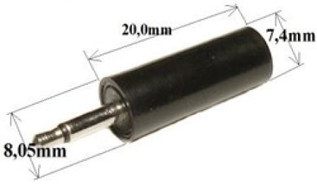 Klinkenstecker 2,5mm Mono auf Klinkenstecker 2,5mm Mono (small boddy)