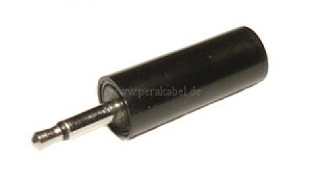 Klinkenstecker 2,5mm mono auf Klinkenbuchse 2,5mm mono (small boddy)