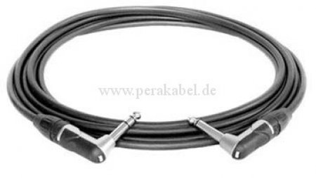 Klinkenstecker 6,3mm stereo gew. auf Klinkenstecker 6,3mm mono gew. DAP X-type (DAP MC-216)