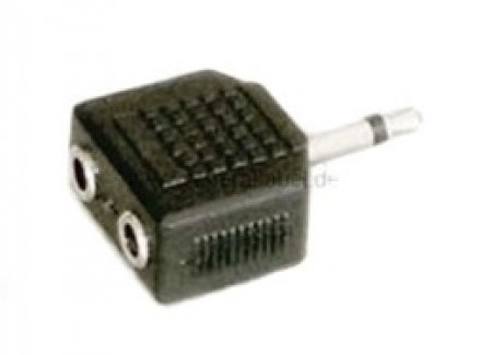 2 Miniklinkenbuchsen 3,5mm mono auf Miniklinkenstecker 3,5mm mono