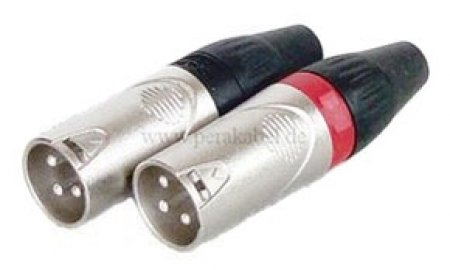 2 x Klinkenstecker 6,3mm 2pol DAP X-type auf 2 x XLR-Stecker 3pol DAP X-type