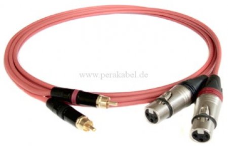 2x XLR-Buchse auf 2x RCA-Stecker ( C121 )