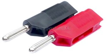 Bananenstecker 4mm auf Bananenstecker 4mm Stapelbar (LiFY 1x 2,5qmm)
