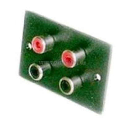 RCA-Einbaubuchsen  ( 4 x RCA-Buchse )