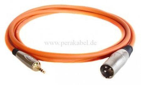 Miniklinke 3,5mm stereo S auf XLR-Stecker S (professional)