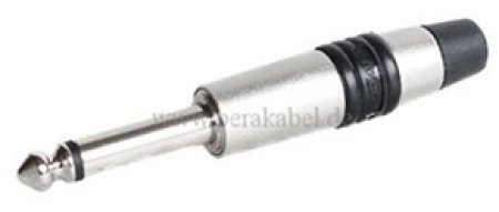 Koaxialkabel SC-Focusline MS/SC-Vector (RCB) - BNC-Stecker gewinkelt 90° auf Klinkenstecker 6,3mm mono