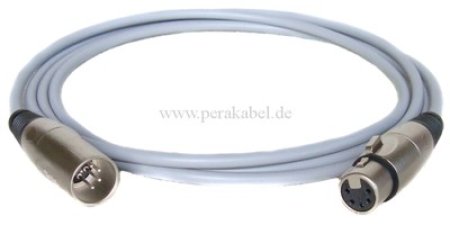 XLR-Stecker 5polig auf XLR-Buchse 5polig Martin ( LiYY )