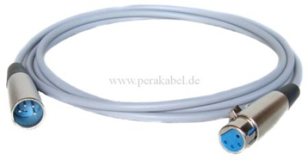 XLR-Stecker 4polig auf XLR-Buchse 4polig ( LiYY )