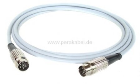 DIN-Stecker 6 polig auf DIN-Stecker 6 polig ( Kabel 6x 0,25 qmm )