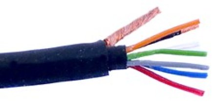 DIN-Stecker 8 polig auf DIN-Buchse 8 polig 270° Zentralpin ( Schirm an Pin 2 )